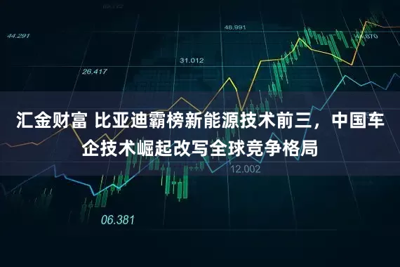 汇金财富 比亚迪霸榜新能源技术前三，中国车企技术崛起改写全球竞争格局