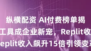 纵横配资 AI付费榜单揭秘：创意工具成企业新宠，Replit收入飙升15倍引领变革
