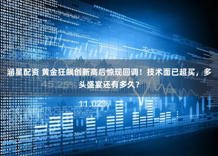 涵星配资 黄金狂飙创新高后惊现回调！技术面已超买，多头盛宴还有多久？