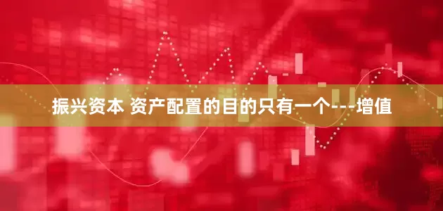 振兴资本 资产配置的目的只有一个---增值